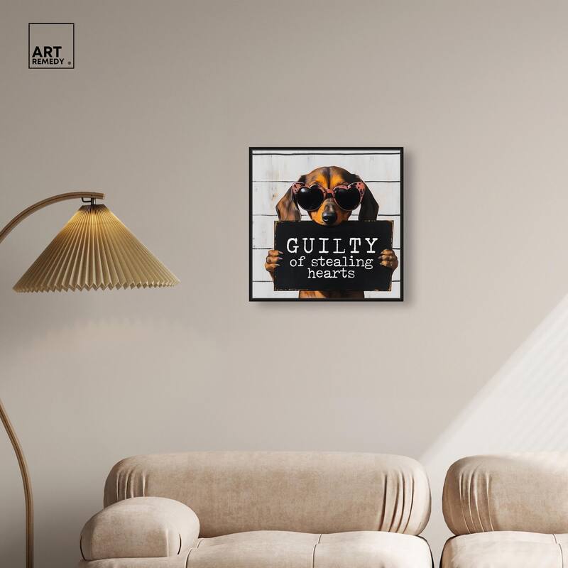 Guilty of Stealing Hearts Canvas by Art Remedy