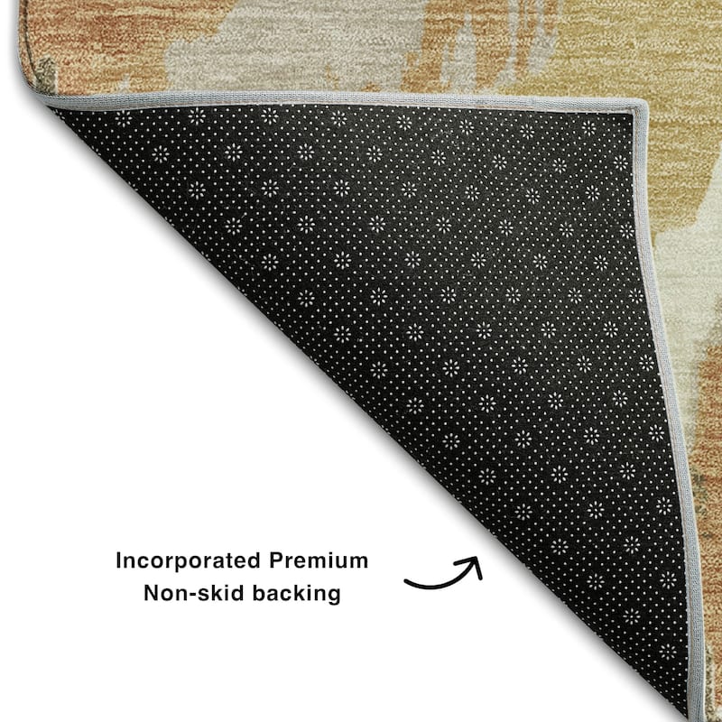 Premium Washable Super Soft Modern Ziggy Mayfield Rug