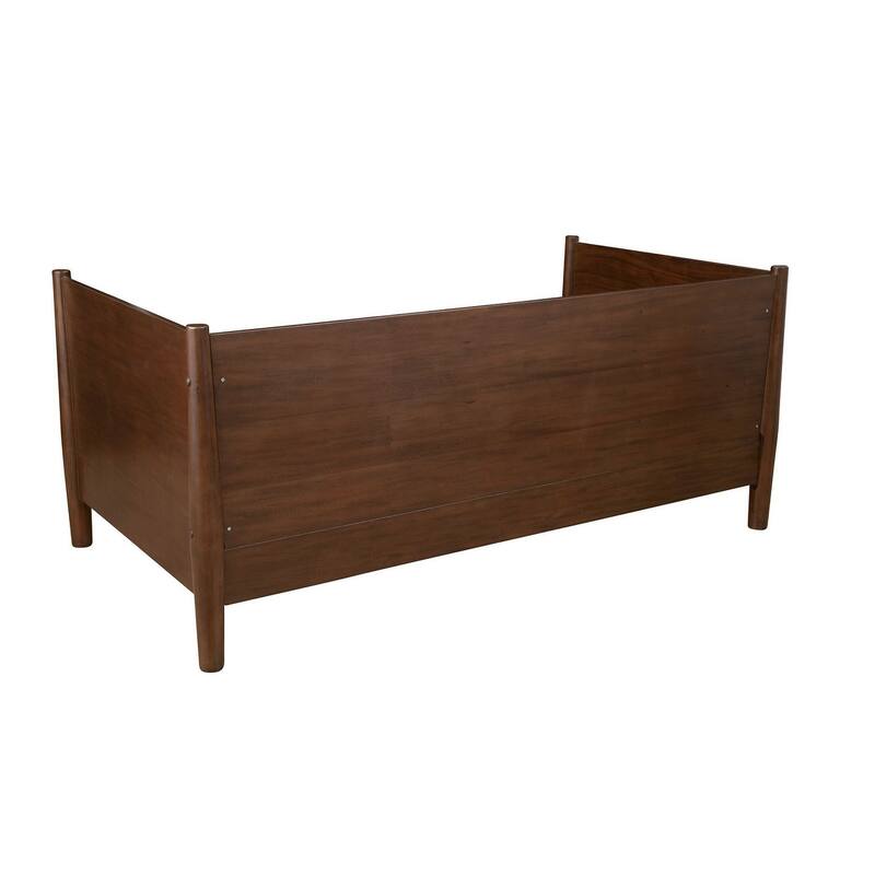 Alpine Furniture Flynn Mid Century Modern Twin Day Bed, Walnut