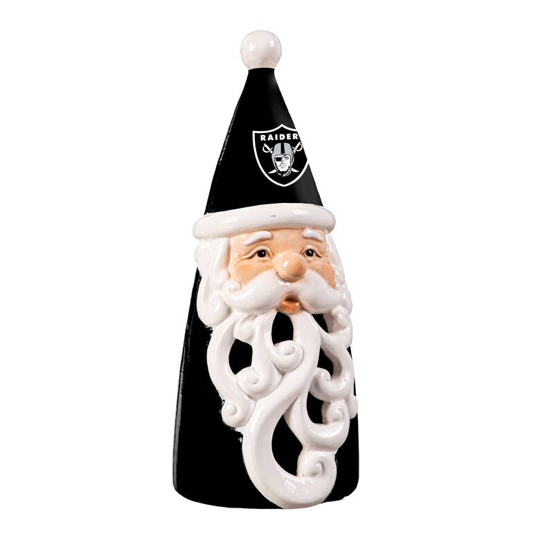 Las Vegas Raiders Santa LED Garden Statuary, 8"