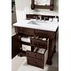 preview thumbnail 3 of 34, James Martin Vanities Brookfield 36" Single Vanity, Burnished Mahogany