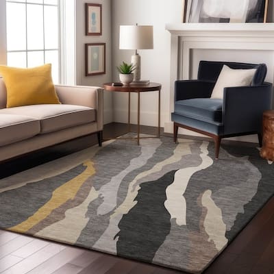 Premium Washable Super Soft Mid Century Modern Mayfield Rug