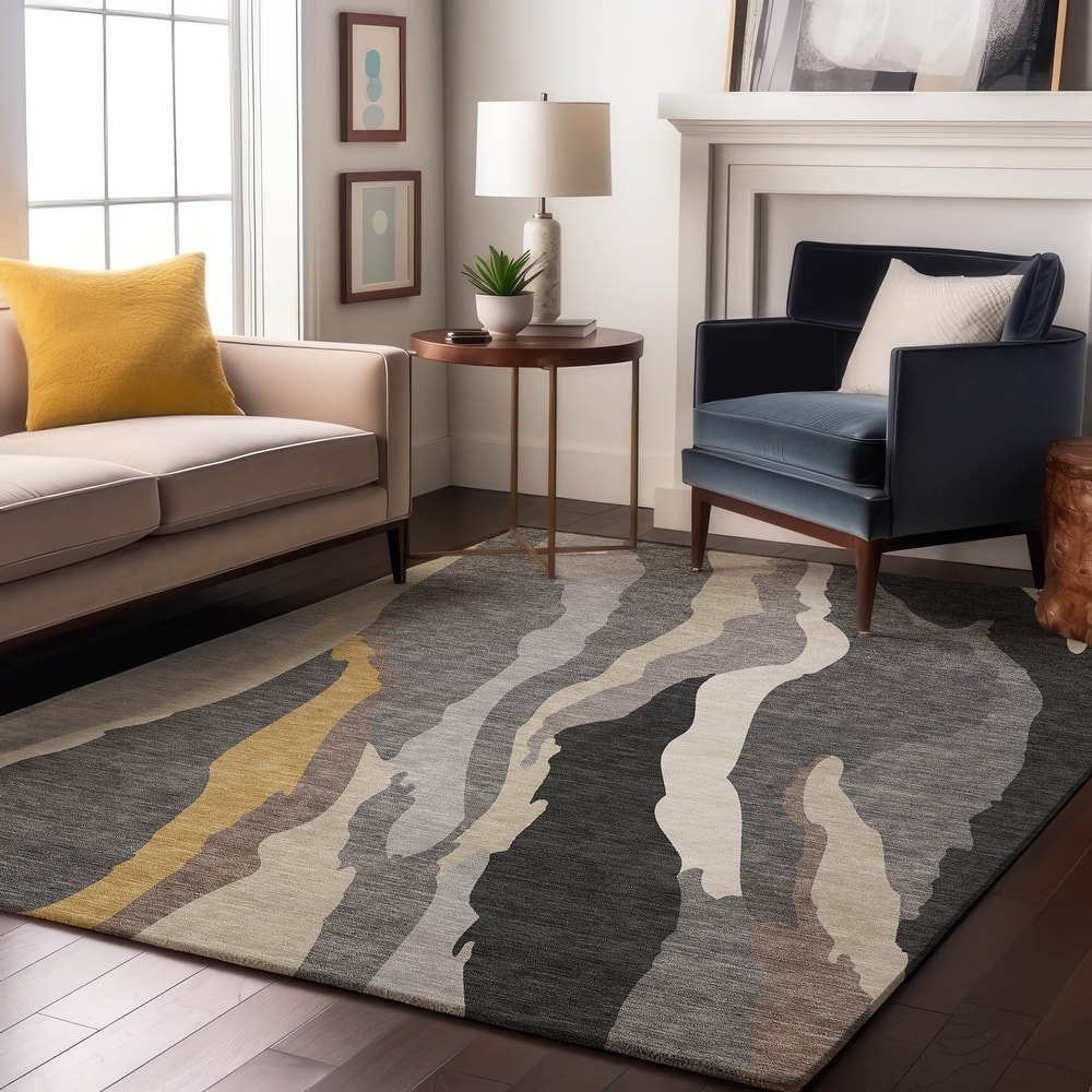 Premium Washable Super Soft Mid Century Modern Mayfield Rug