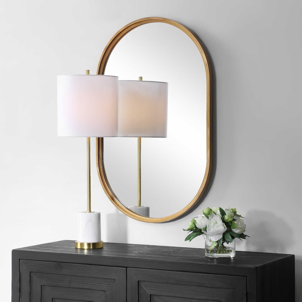Gracewood Hollow Iron Capsule-shaped Mirror