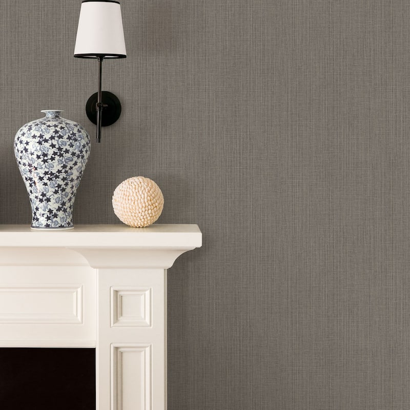 Galerie Wallcoverings Nordic Elements Smooth Woven Effect Non-woven Matte Wallpaper Roll - 33 feet x 21 inches