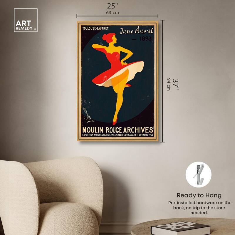 Moulin Rouge Canvas by Art Remedy
