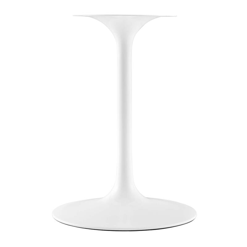 Modway Lippa 24" Square Dining Table in White Cherry Walnut