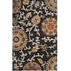preview thumbnail 83 of 85, SAFAVIEH Handmade Blossom Nelia Modern Floral Wool Rug 5' x 8' - Charcoal/Multi