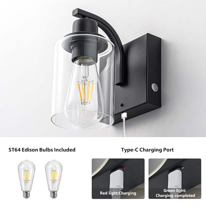 C Cattleya 2 Pack Battey Operated Rechargeable Dimmable Indoor Wall Sconce Light