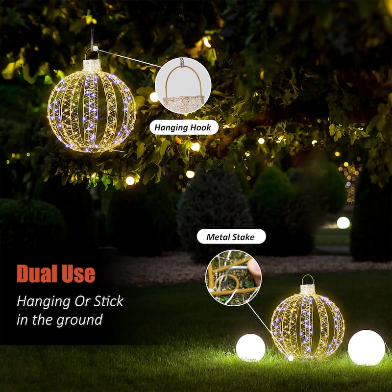 Futzca Christmas Light Holiday Reindeer & Sleigh