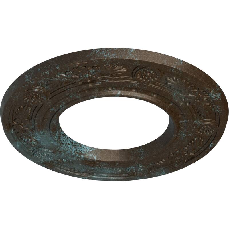 8"OD x 3 7/8"ID x 1/2"P Daniela Ceiling Medallion