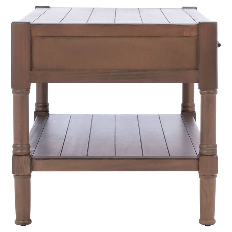 SAFAVIEH Filbert 2-Drawer Bottom Shelf Coffee Table - 37.8" W x 19" L x 19" H