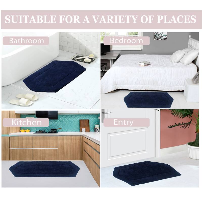 Home Weavers Porch & Den Heesacker Cotton 2-piece Bath Rug Set