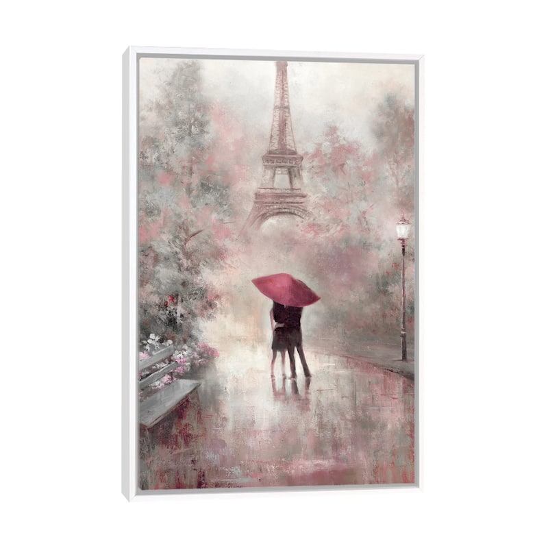iCanvas "Blush Reflections" by T.C. Chiu Framed Canvas Print - White - 26x18