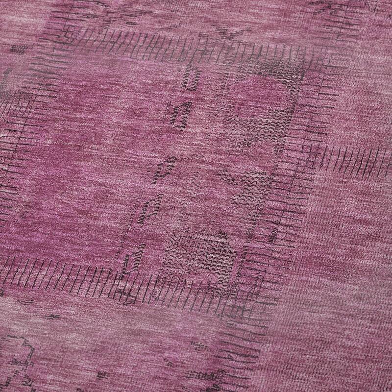 Premium Machine Washable Vintage Patchwork Sherpa Throw Blanket