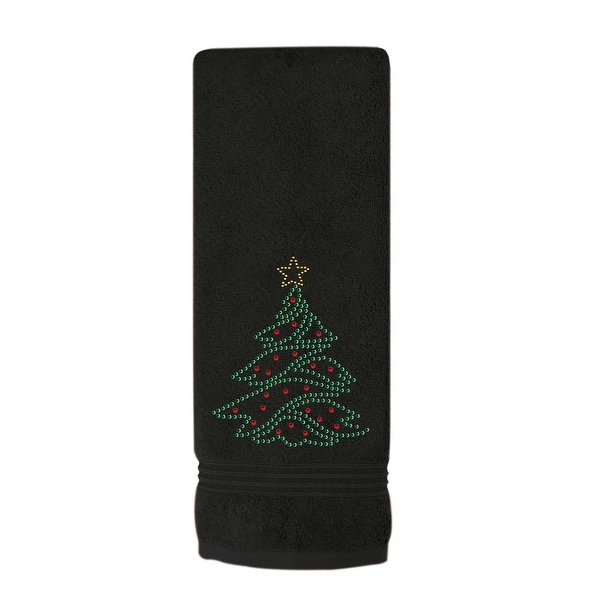 Sparkles Home Rhinestone Christmas Tree Hand Towel Bed Bath Beyond 33906524