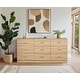 preview thumbnail 2 of 19, Contemporary 9-Drawer Wide Dresser – Wood Bedroom Storage Chest with Spacious Capacity, Sturdy & Child-Safe Design‌