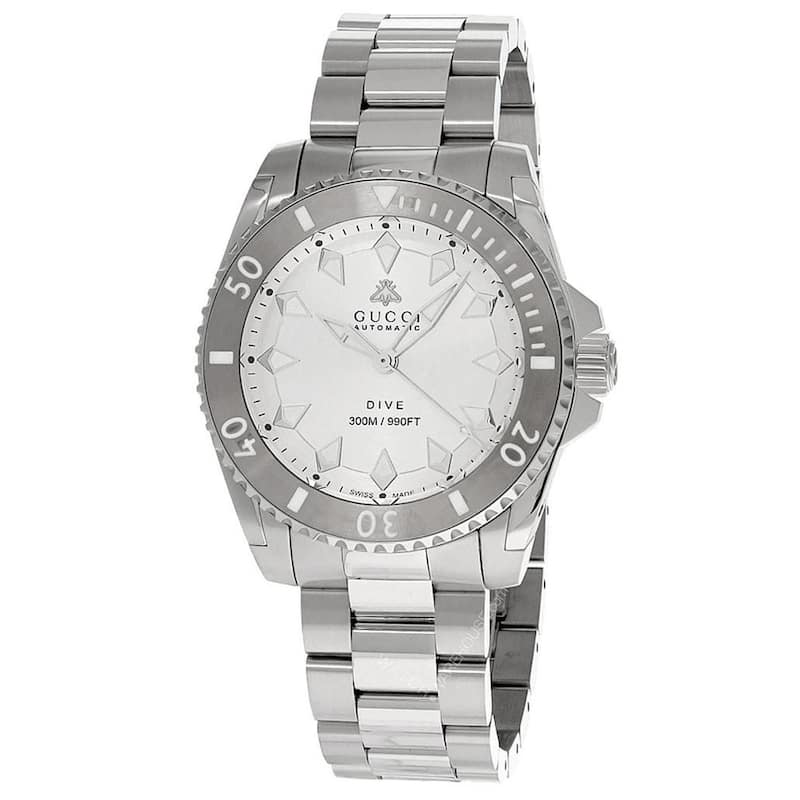 Gucci Men's Dive Silver Dial Watch - YA136354 - 6 (36)
