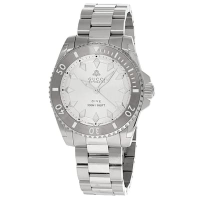 Gucci Men's Dive Silver Dial Watch - YA136354 - 6 (36)