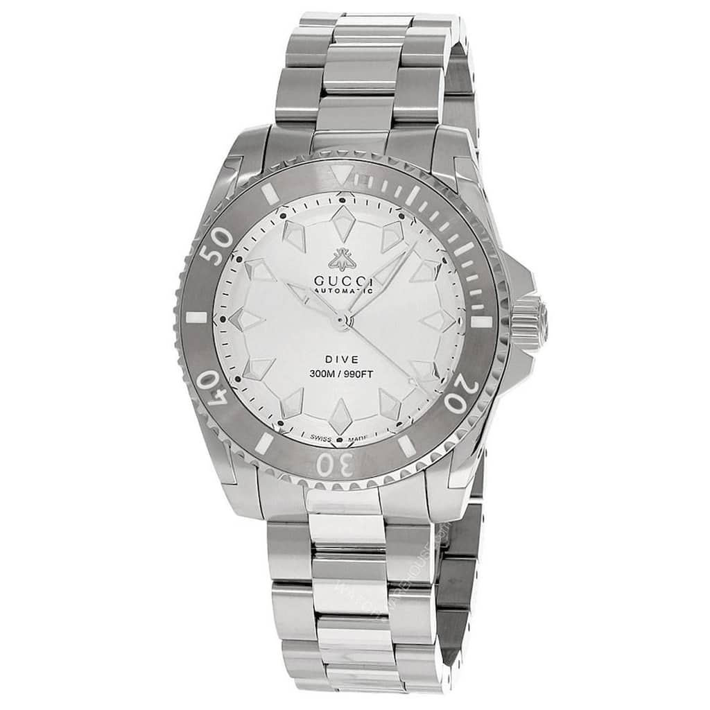 Gucci Men's Dive Silver Dial Watch - YA136354 - 6 (36)