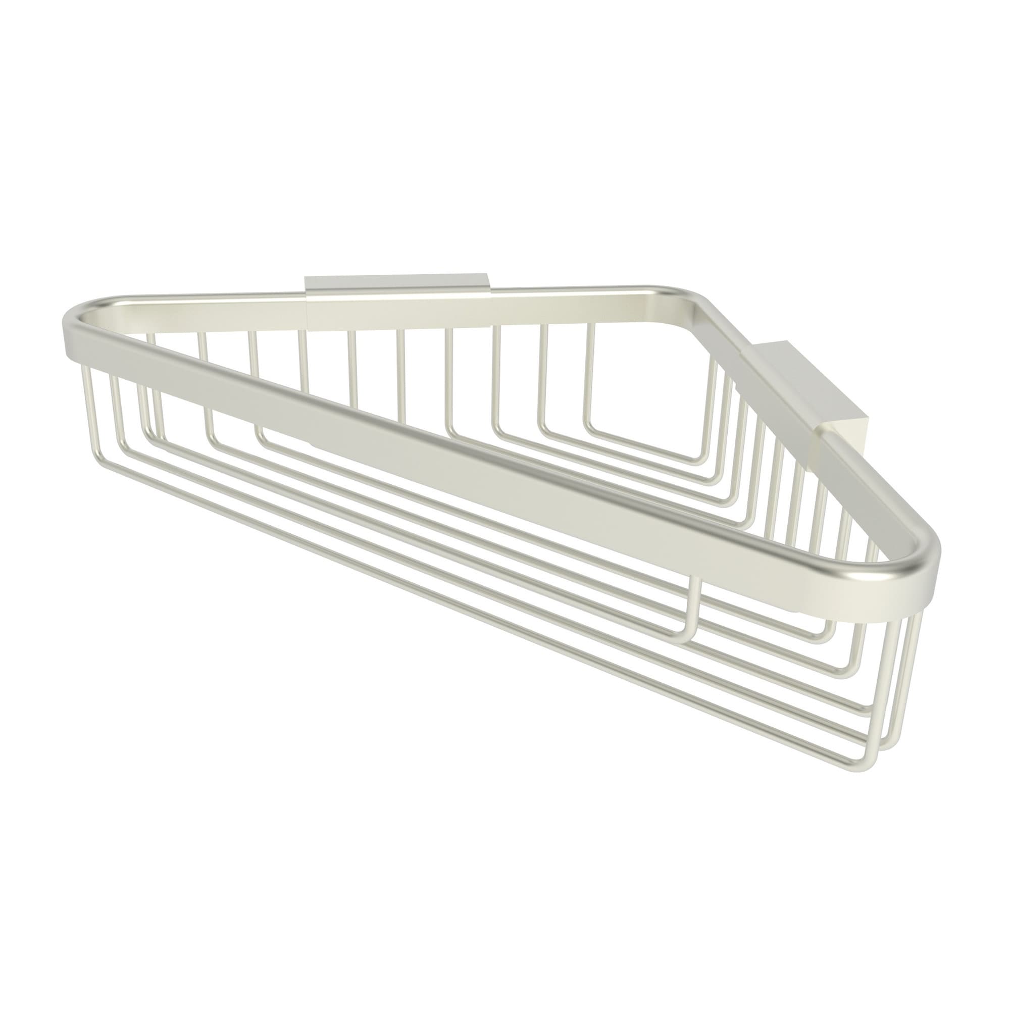 Ginger 554dg Hotelier 9 1 Wall Mounted Brass Corner Shower Basket Overstock 16652046
