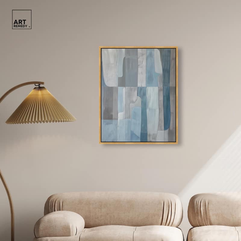 Tessellated Tones II Canvas by Art Remedy