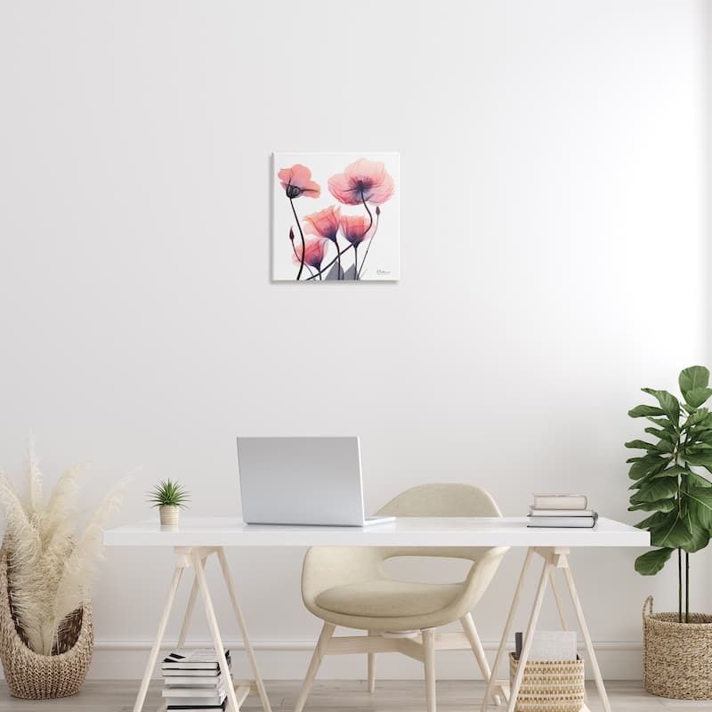 Stupell Elegant Modern Poppy Buds Canvas Wall Art Design By Albert Koetsier