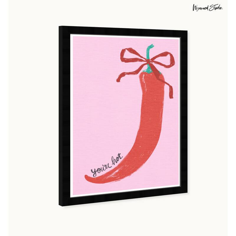Wynwood Studio Prints Holiday Seasonal Your Hot II Pink Wall Art