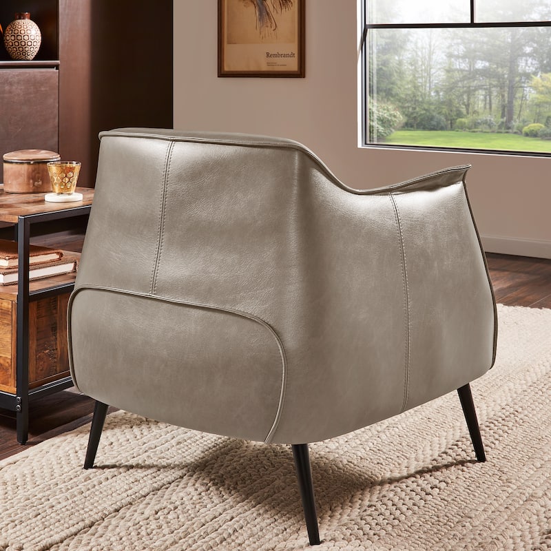 Brno Leather Gel Accent Chair by iNSPIRE Q Modern On Sale Bed Bath