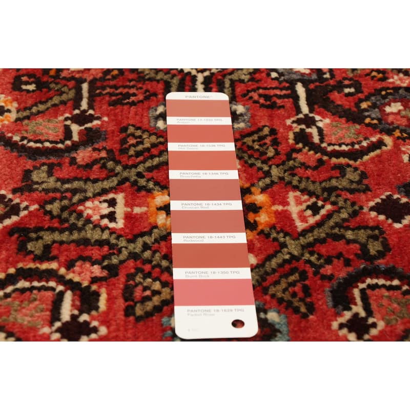 ECARPETGALLERY Hand-knotted Andelz Red Wool Rug - 8'8 x 4'11