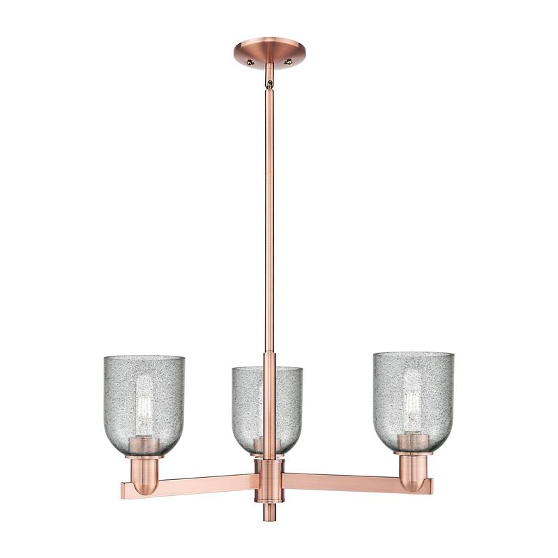 Innovations Lighting Endless Possibilities Arcadia - Caledonia - 3 Light 27" Stem Hung Chandelier - Antique Copper
