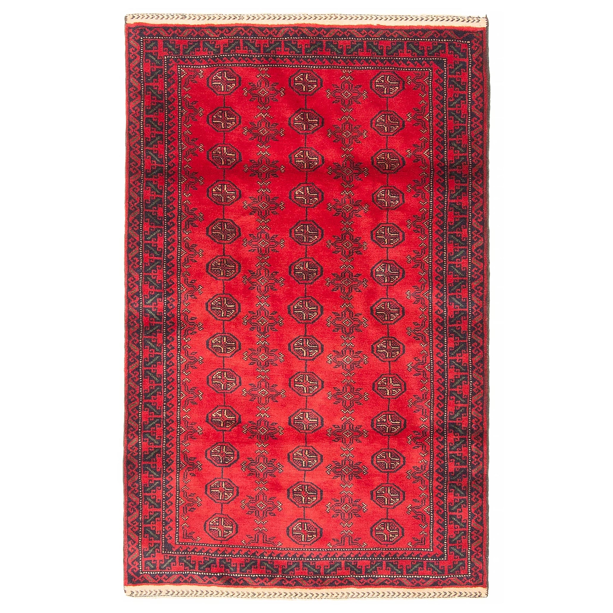Teimani Red Rug 2'10" x 4'7" - 2'10 x 4'7