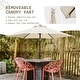 preview thumbnail 95 of 101, Autlaycil 7.5FT Solar Patio Umbrella with Base and Tilt,Crank