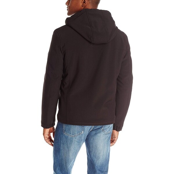 mens tommy hilfiger sherpa lined softshell jacket