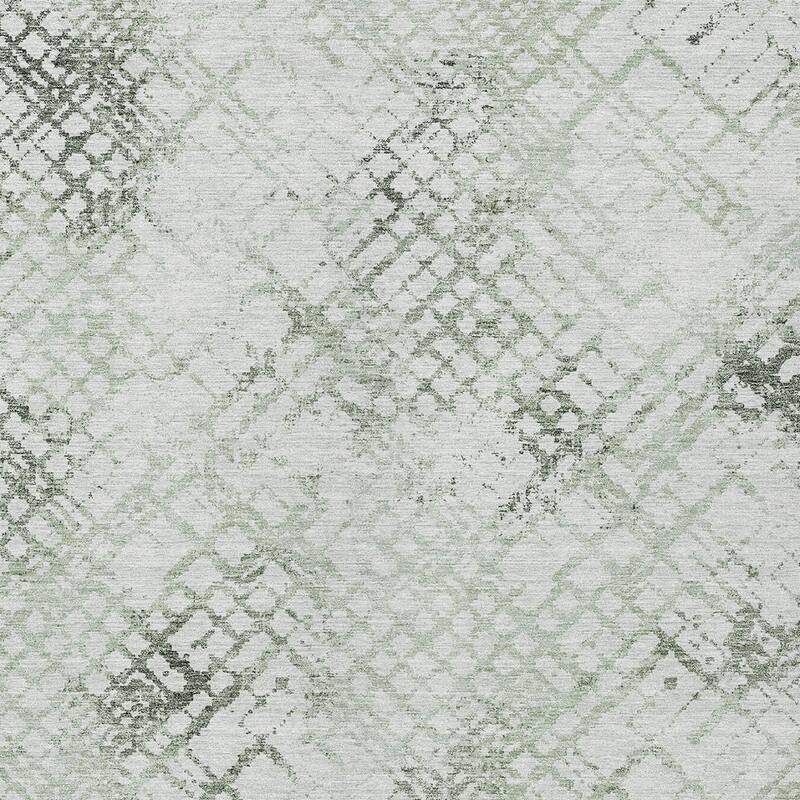 HomeRoots Geometric Transitional Rectangle Outdoor Rug