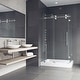 preview thumbnail 38 of 97, VIGO Winslow Frameless Sliding Shower Enclosure