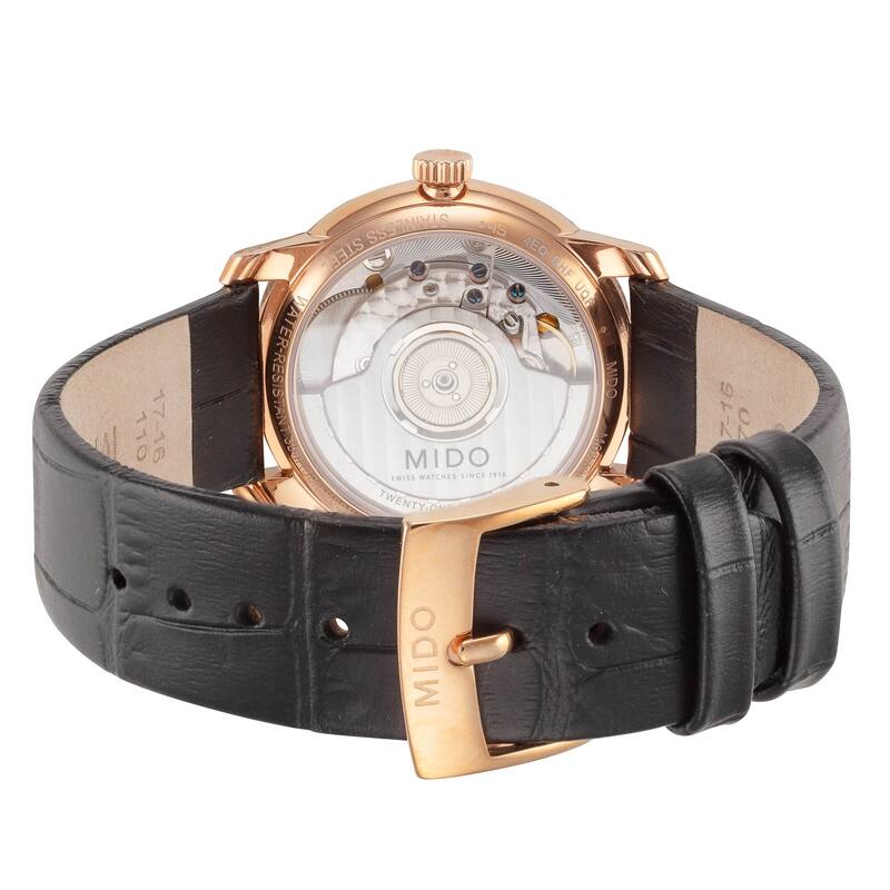 Mido Women's Baroncelli III 33mm Automatic Watch M0272073601300 - Silver - One Size