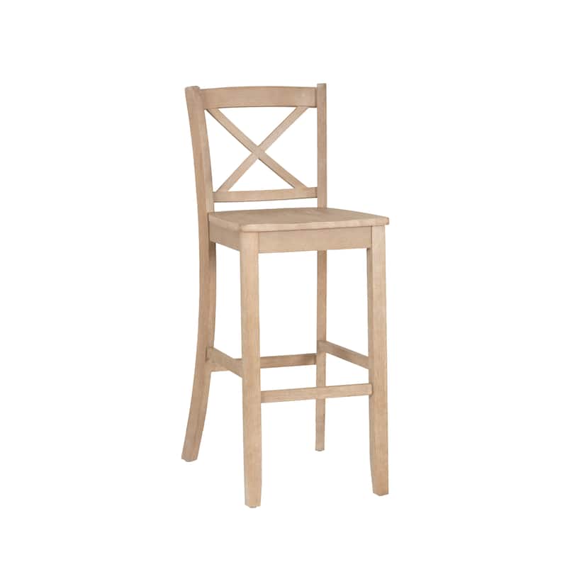 Copper Grove Frunza Wooden 30-inch X-back Bar Stool