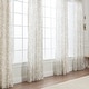 preview thumbnail 1 of 35, Chanasya Printed Crosshatch Light Filtering Kitchen Bedroom Window Curtain (Set of 2)