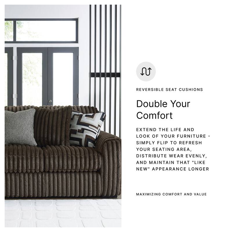 Signature Design by Ashley Chessington White 2-Piece Sectional with Chaise - 121" W x 65" D x 40" H