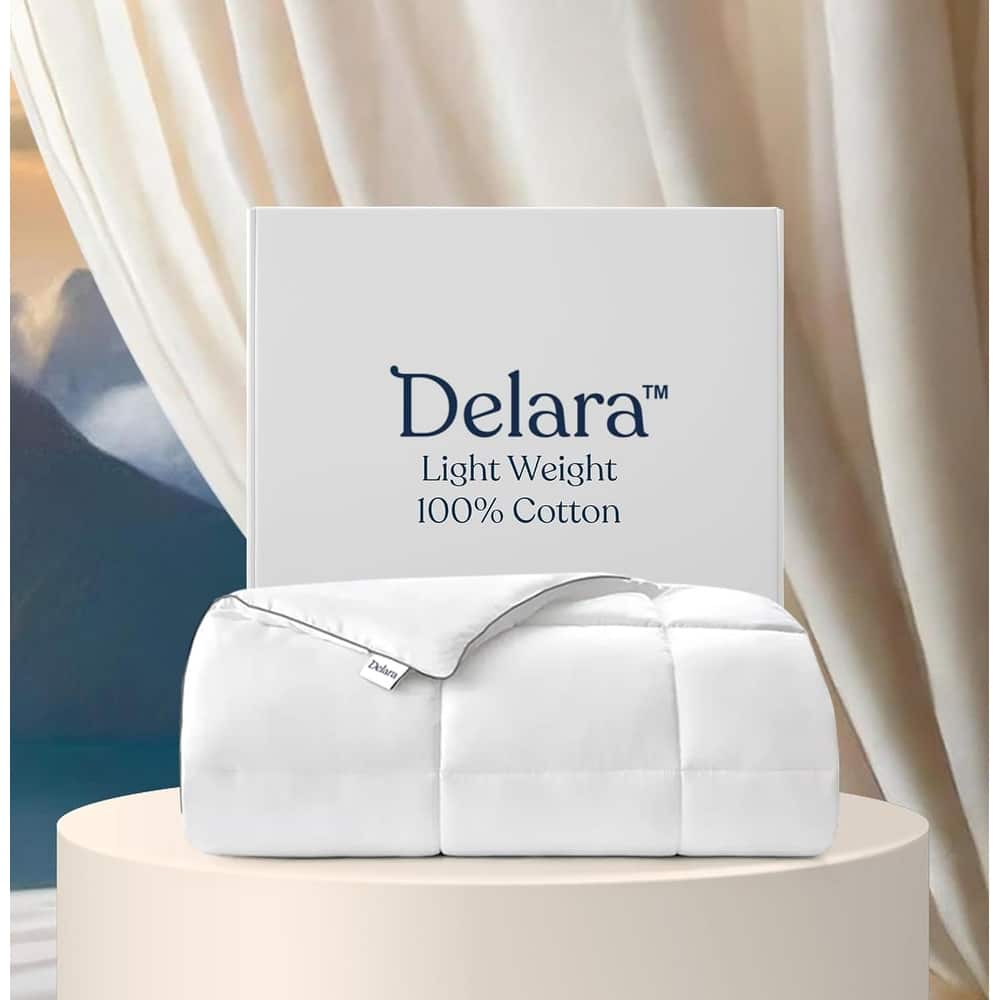 Delara Duvet Insert Comforter 100% Organic Cotton Shell and Filled