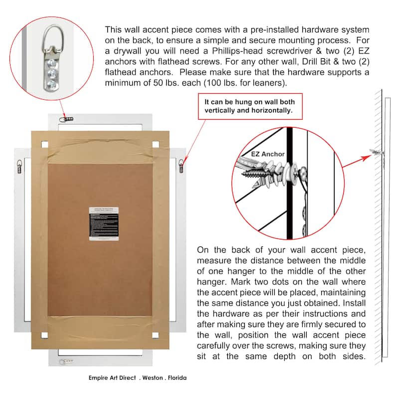 Crosspath Beveled Framed Rectangular Wall Mirror - 30" x 44" x 0.9"