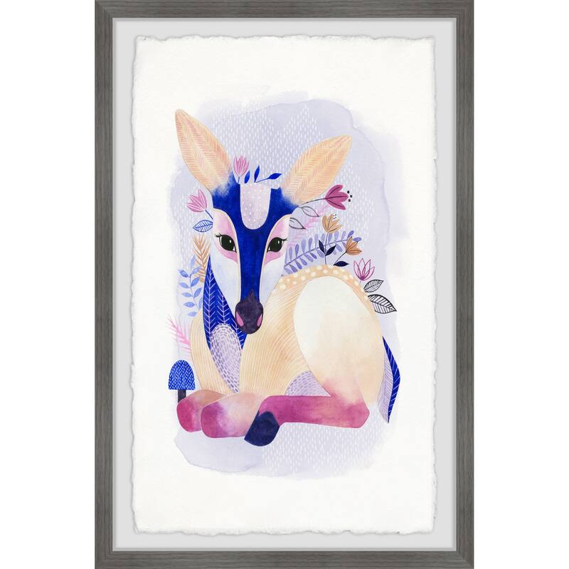 Enchanting Forester IV Framed Wall Art, Elegant Home Touch - Sophisticated Artwork for Refined Décor