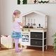 preview thumbnail 6 of 18, Gymax Kids Play Kitchen w/2 Stoves Rotation Knobs Faucet Sink