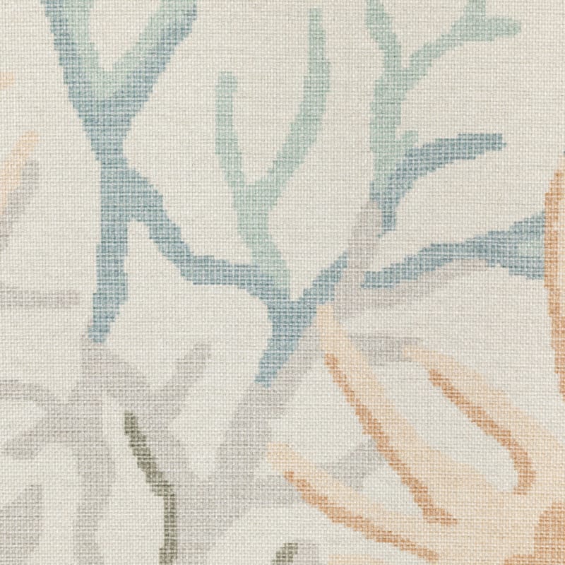 Style Haven Flores Coral Star Fish Beige/Multi Indoor-Outdoor Washable Rug