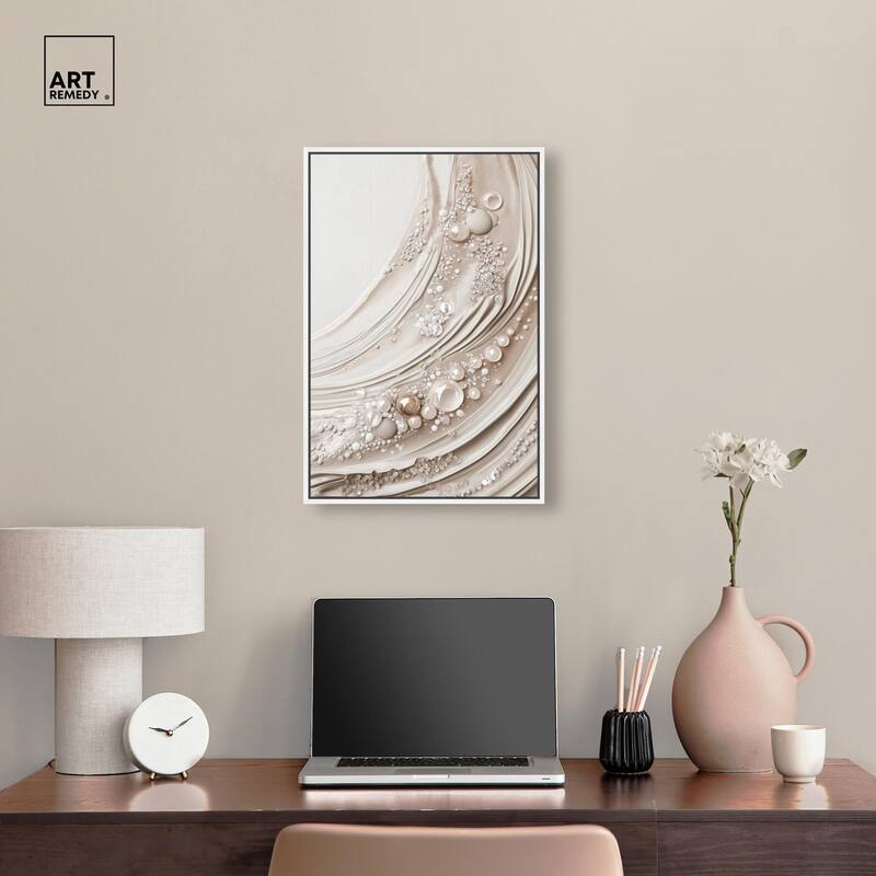 Chromatic Concretions II Canvas by Art Remedy