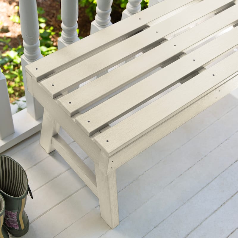 HIGHWOOD Weatherly 4-foot Eco-friendly Synthetic Wood Picnic Bench