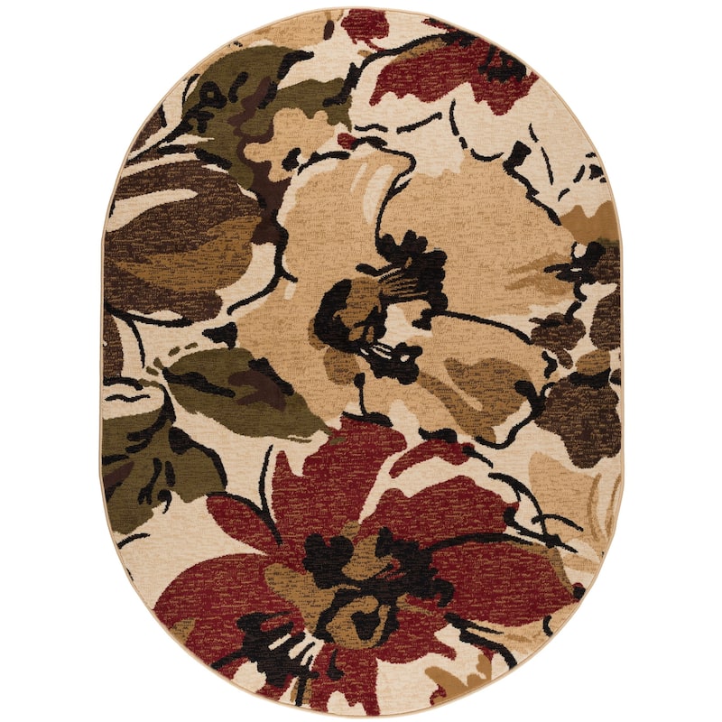 Lagoon Modern & Contemporary Floral Indoor Area Rug