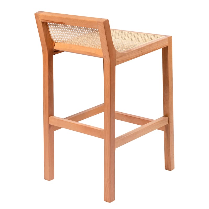 Sherry Counter Height Stool with Natural Cane