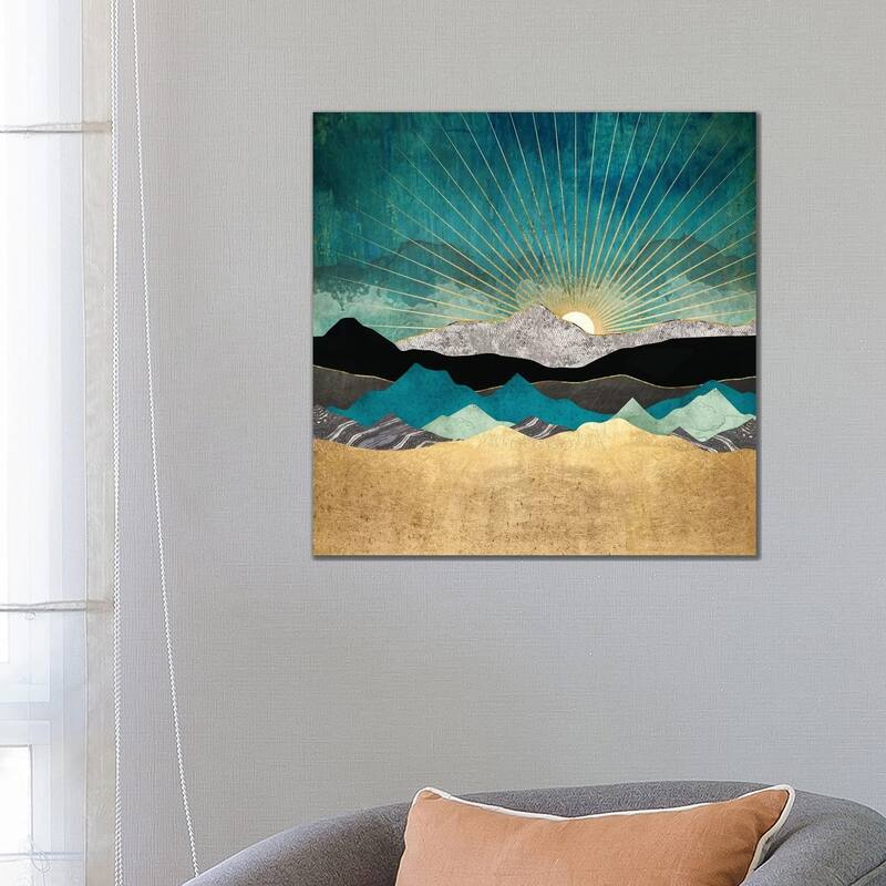 iCanvas "Peacock Vista" by SpaceFrog Designs Canvas Print - 26x26x1.5